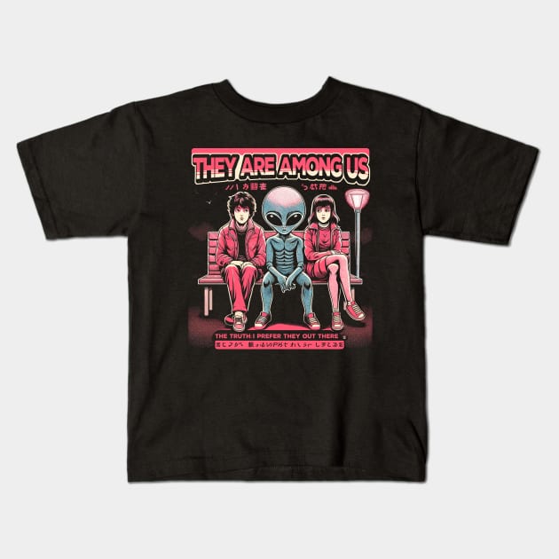 They Are Among Us Kids T-Shirt by Lima's